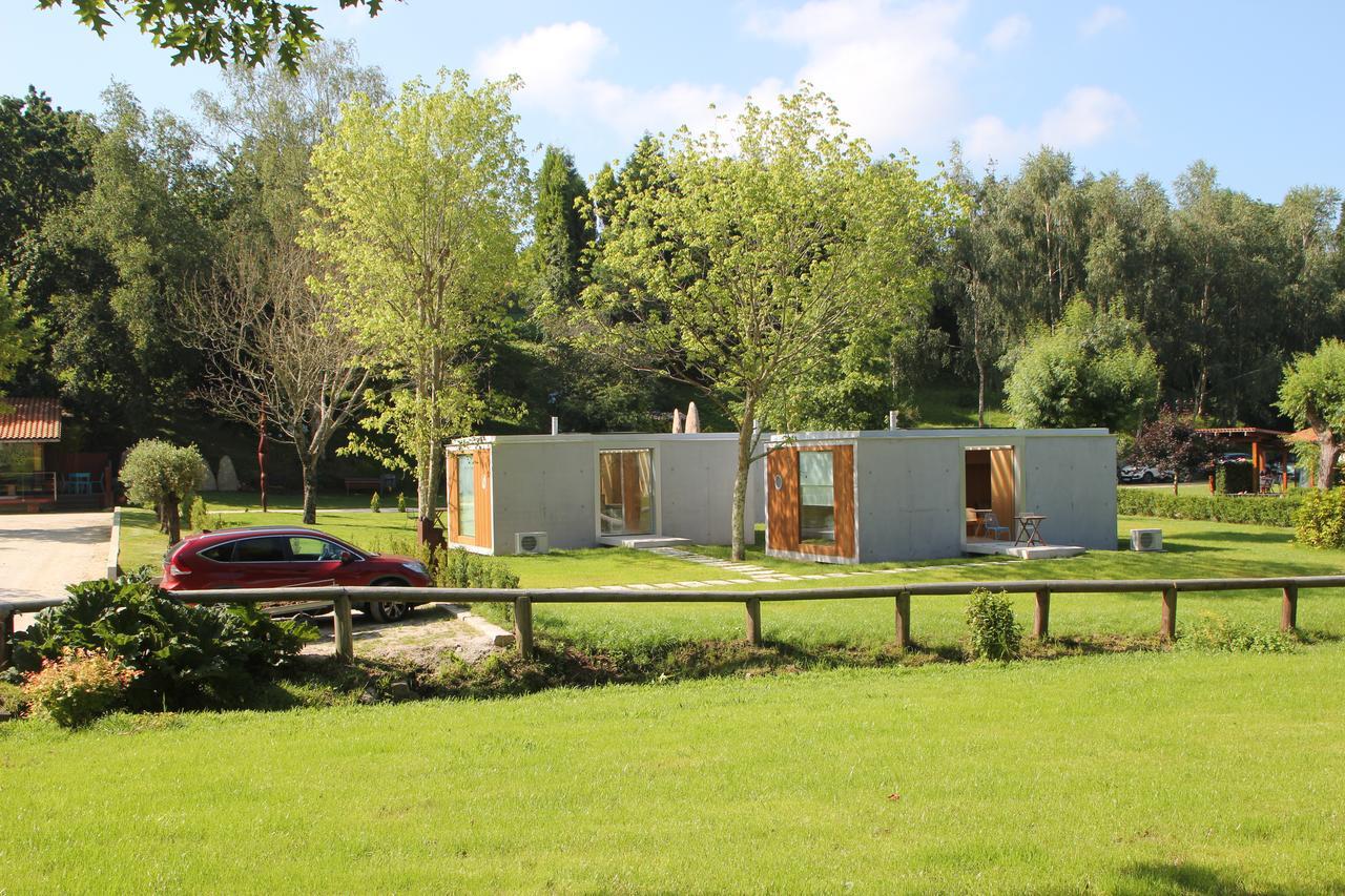 Bungalow Camping Los Manzanos Santa Cruz de Oleiros Exterior photo